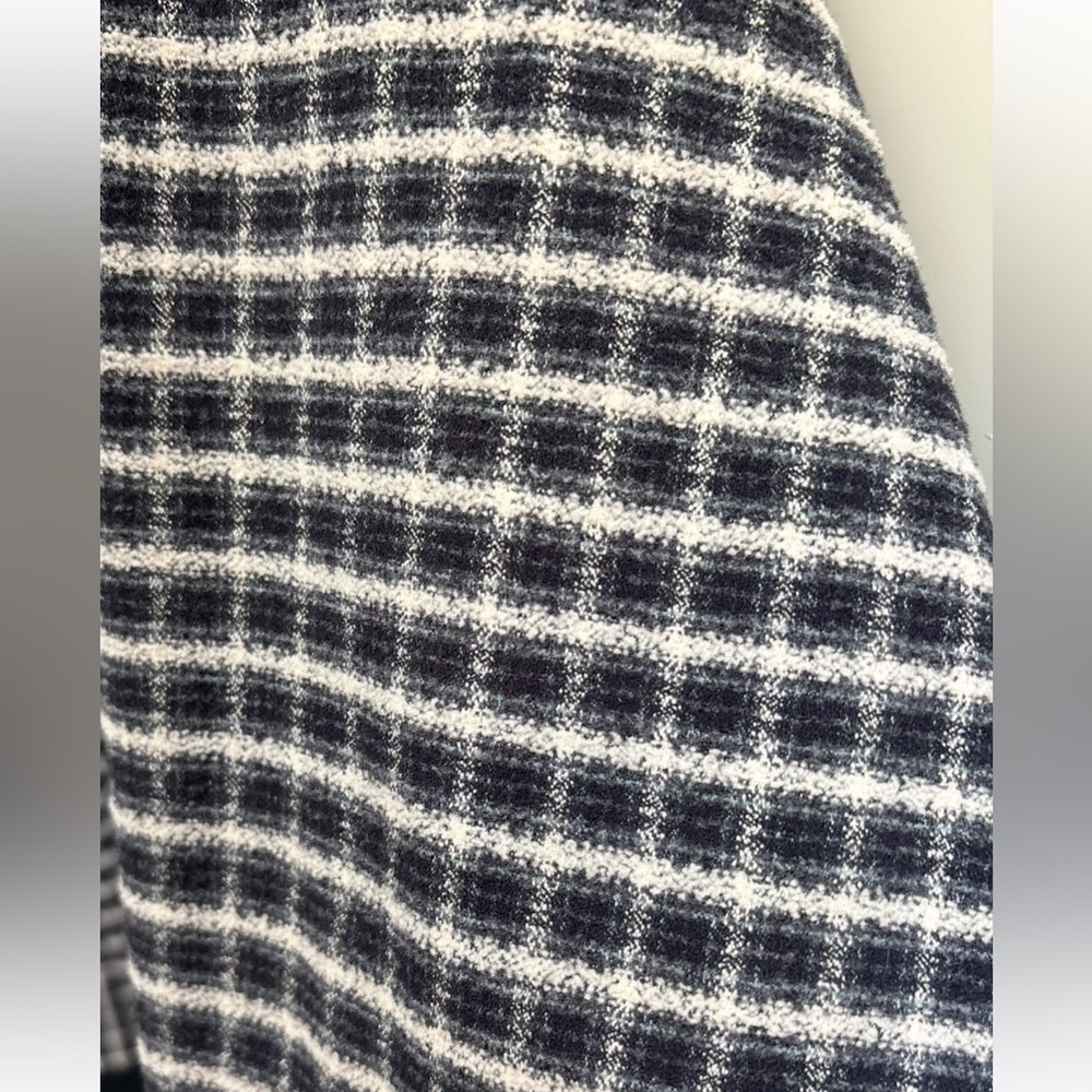 North Face Tekware Flannel Shirt Jacket Men Large Navy Plaid Button Up Shacket - Picture 7 of 7